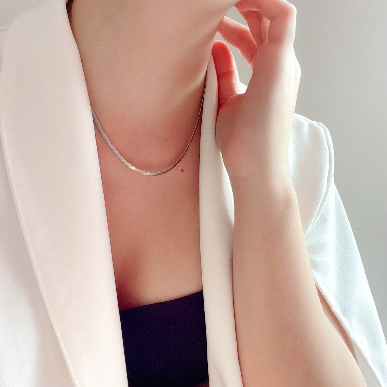 Bree Herringbone Necklace