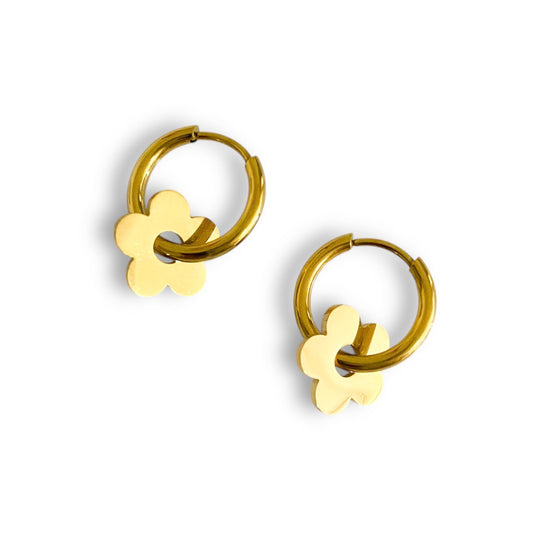 Petal Hoops Earrings