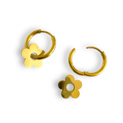 Petal Hoops Earrings